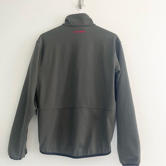 Vintage Mammut Windstopper Full Zip Jacket with Zippers Thumb Holes Hi Lo Hem M - Picture 12 of 13